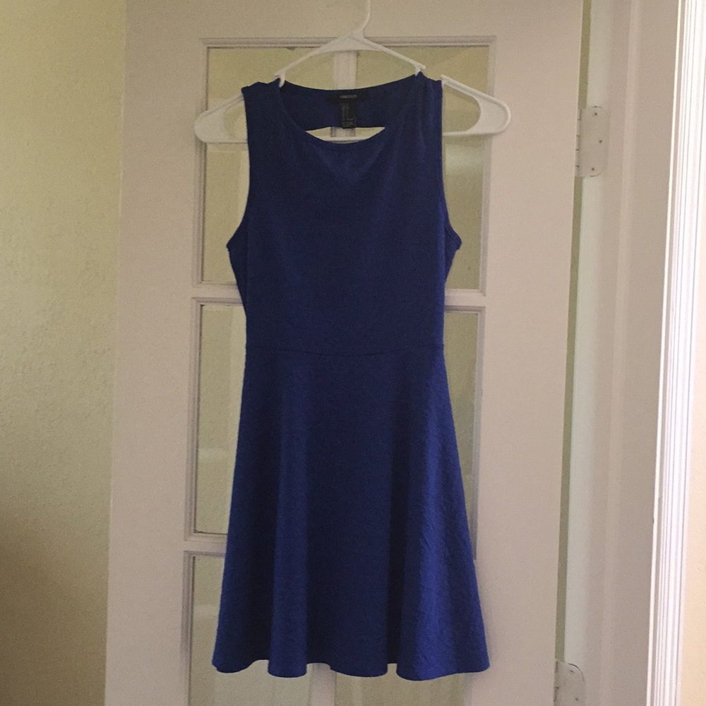 Royal blue dress